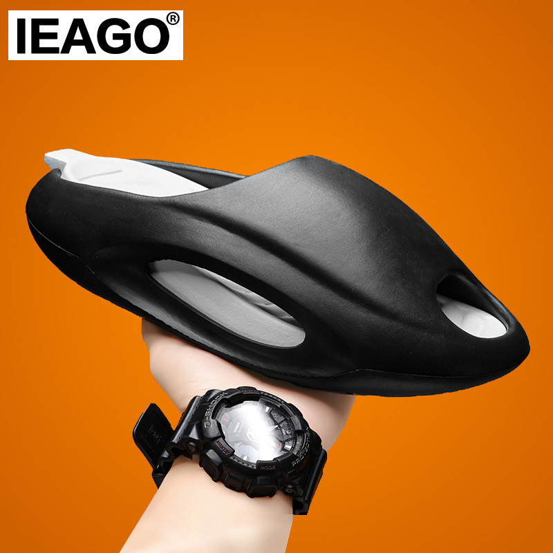 IEAGO Original Men Non-Slip EVA Slides Thick Platform Double Sole ...