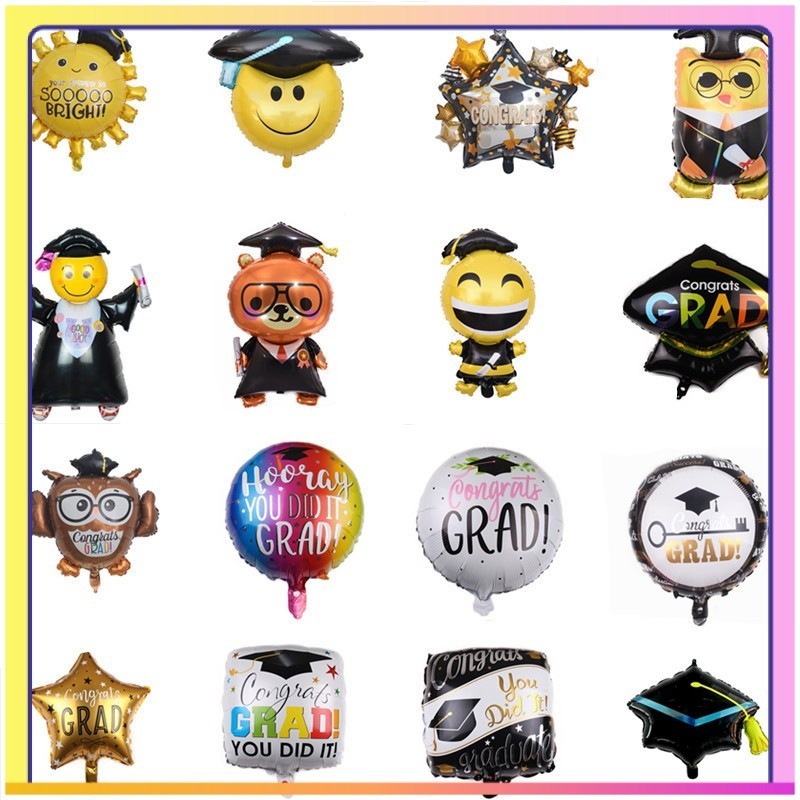 [Spot Goods]Graduation Arrangement Balloon Graduation Balloon ...