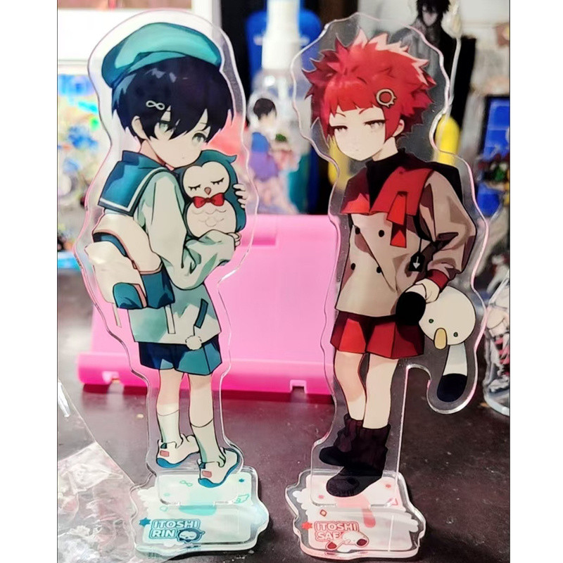 BLUE LOCK Plate Desk Decor Cartoon Stand Rin Itoshi Sae Bachira Meguru ...