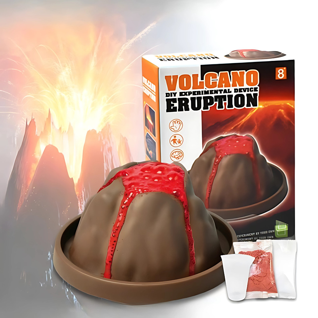 STEM Volcano Eruption Educational Toy Studio for Children Mountain ...
