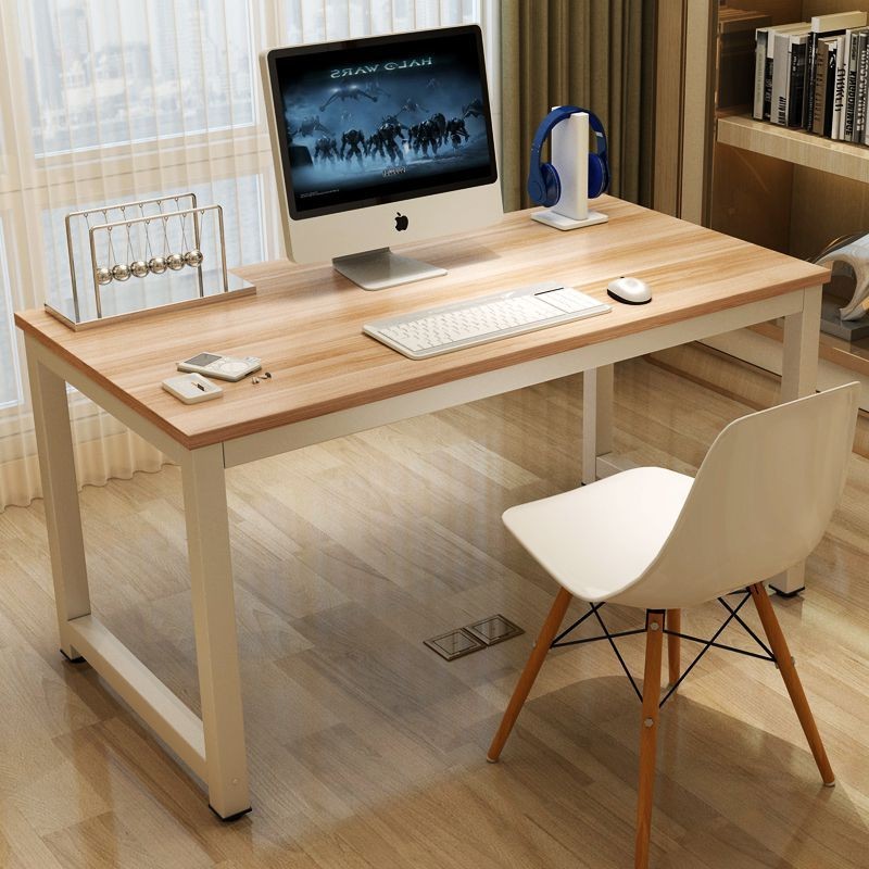 Desk Table Simple Minimalist Computer Work Double Office Long Simple ...