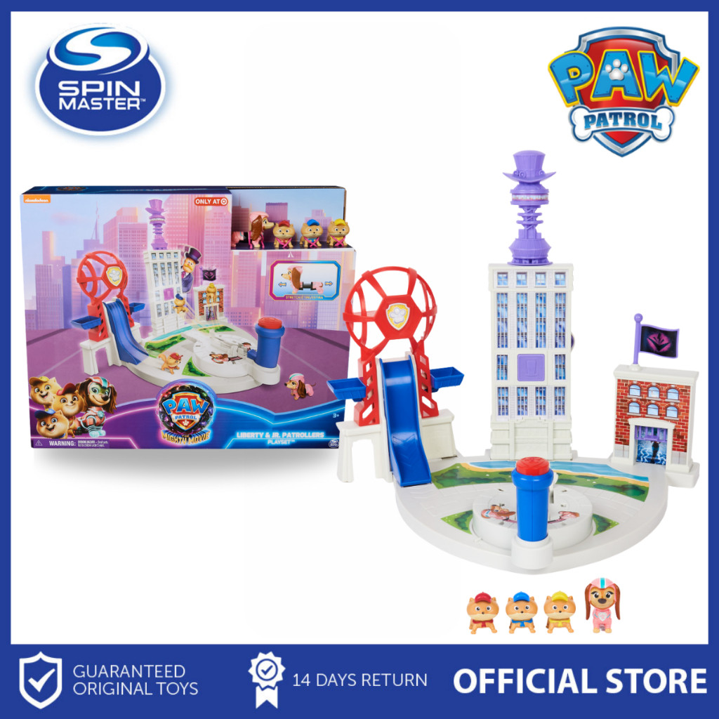 Paw Patrol The Mighty Movie Pup Squad Liberty with Junior Patrollers ...