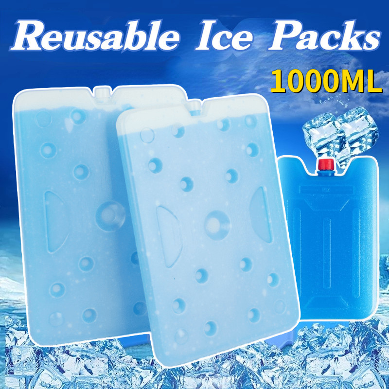 1000ML Reusable Ice Gel Block | Shopee Philippines