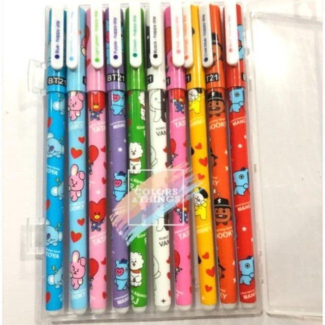 10 pcs Characters Happy Pen | Shopee Philippines