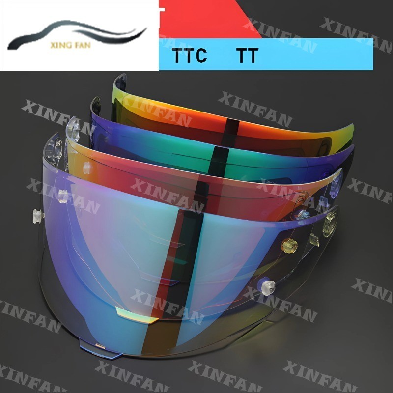Kyt Visor for TT COURSE Iridium Chrome Mirror Helmet For Sale Online