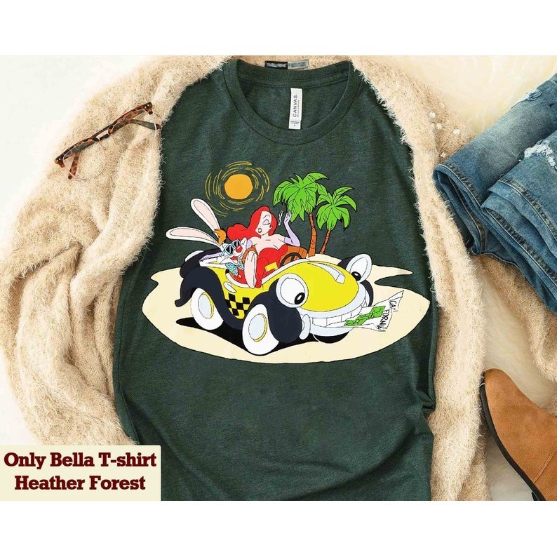 Disney Who Framed Roger Rabbit Jessica Summer Beach Vibes Retro Shirt ...