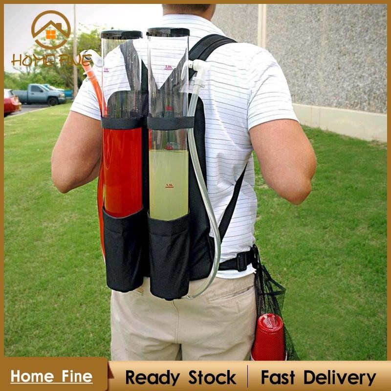 [Katharina_x] Double Barrel Portable Backpack Dispenser, Padded ...