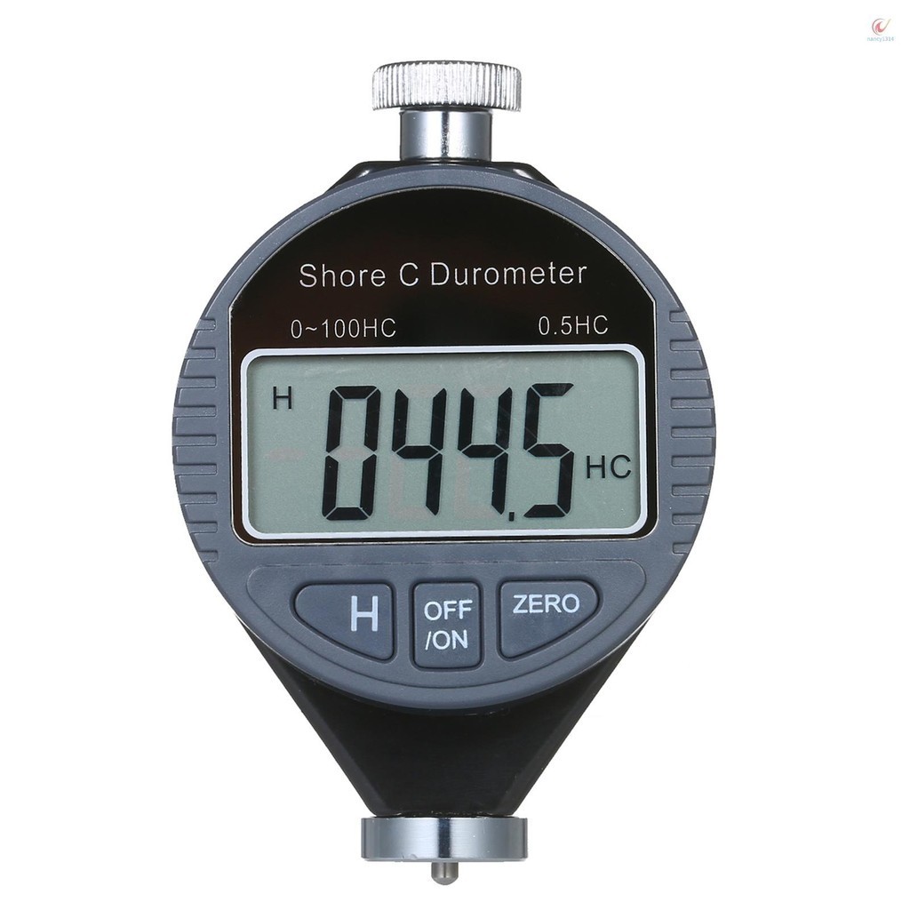 Nancy Portable 0-100HC Shore C Hardness Tester Meter Digital Durometer ...