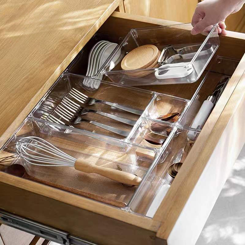 Drawer Storage Compartment Transparent Plastic Compartment Free ...
