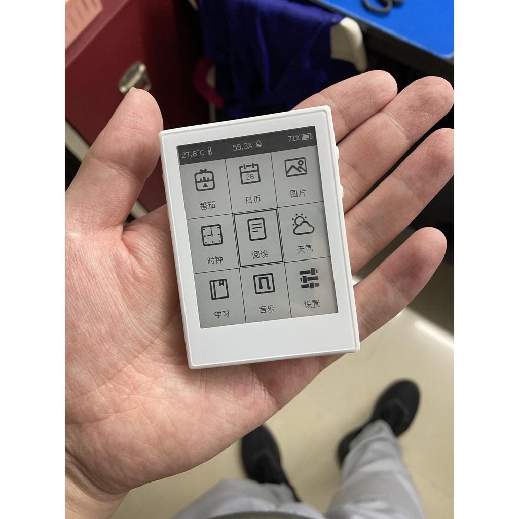 10cm Ink Screen Reader E-Book Backlight Learning Machine Clock Weather ...