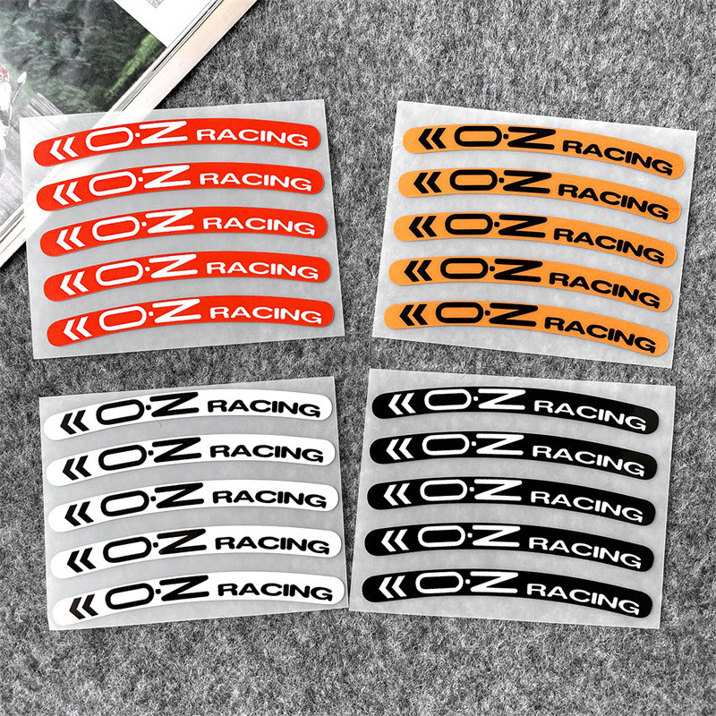 Ozracing Wheel Sticker Racing Car Modified Wheel Decoration Sticker ...