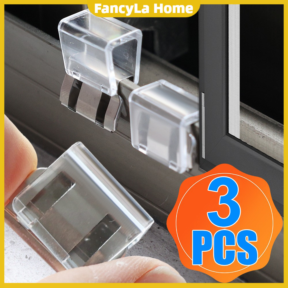 3pcs/Pack Window Latch Security Sliding Door Lock Guards for Home ...