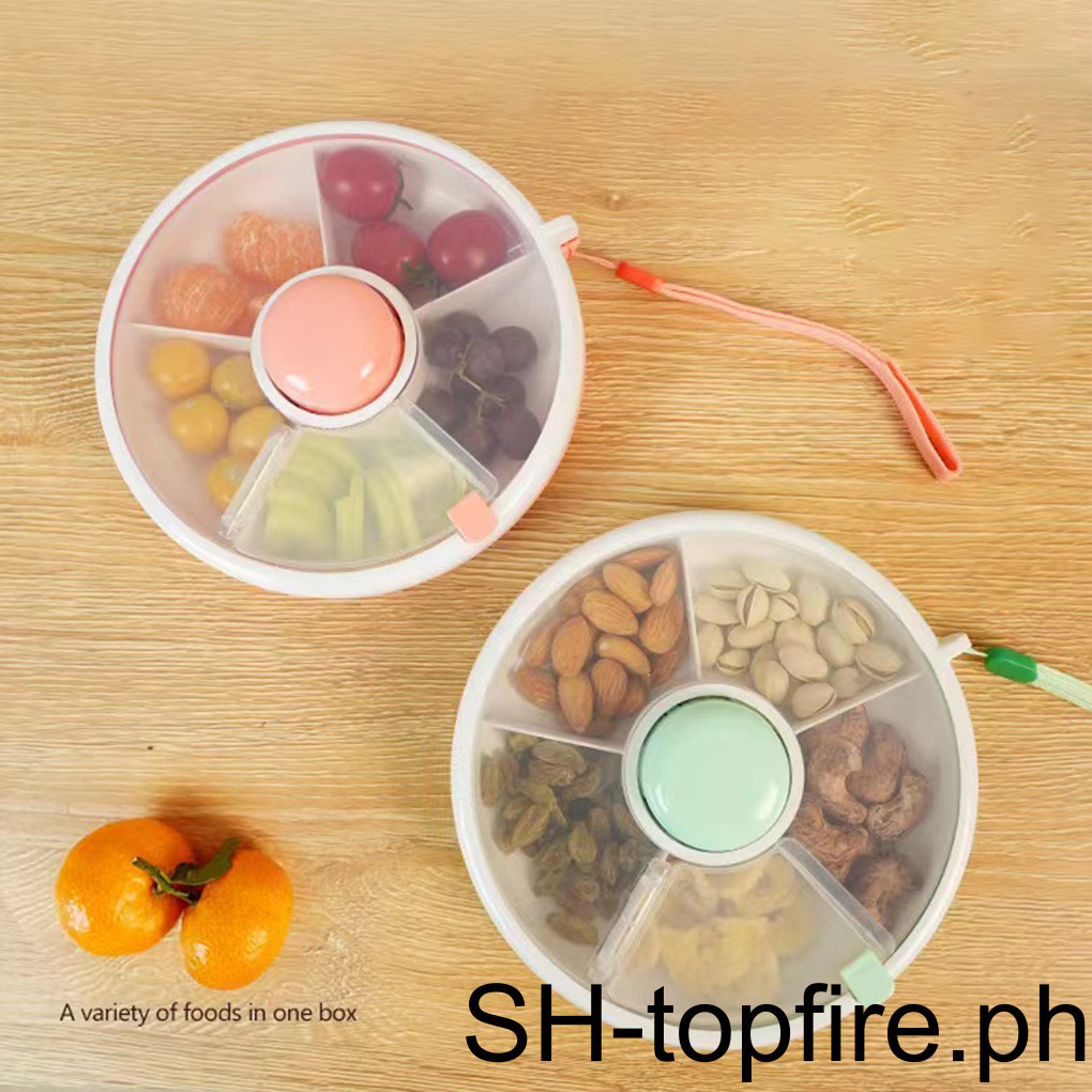 Fun Rotating Snack Box Enjoy Multiple Foods In One Box Fruit Trays