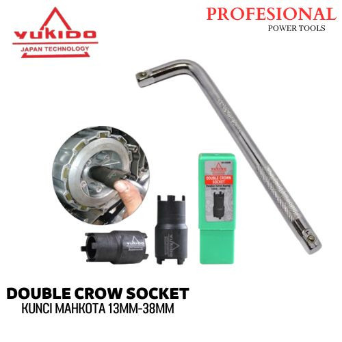 Package!! 2items - Crown Lock+SHOCK Handle (L) - Double Crown Socket ...