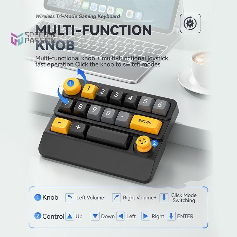 Speed 15 Keys Wired/2.4G Wireless/ Mechanical Gaming Keyboard RGB Light ...
