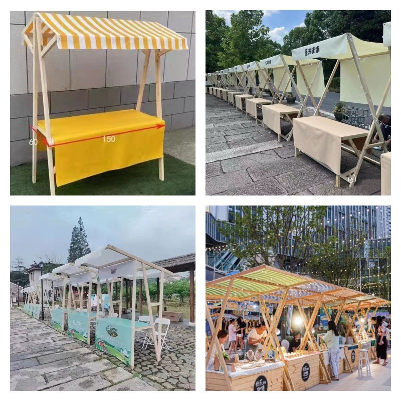 Mobile Stall Rack for Markets, Night Markets, Wooden Activity Sheds ...