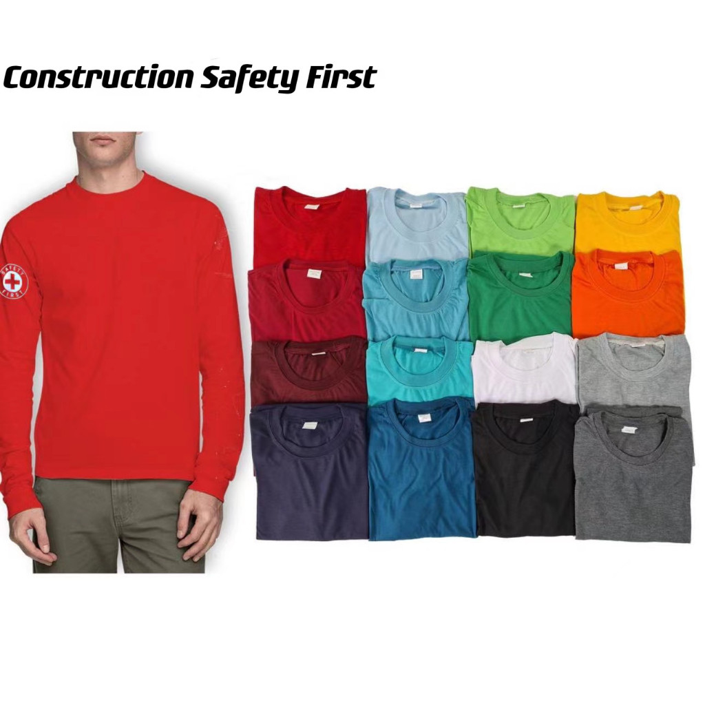 Men’s Construction Work Shirt – Safety First Reflective Long Sleeve ...