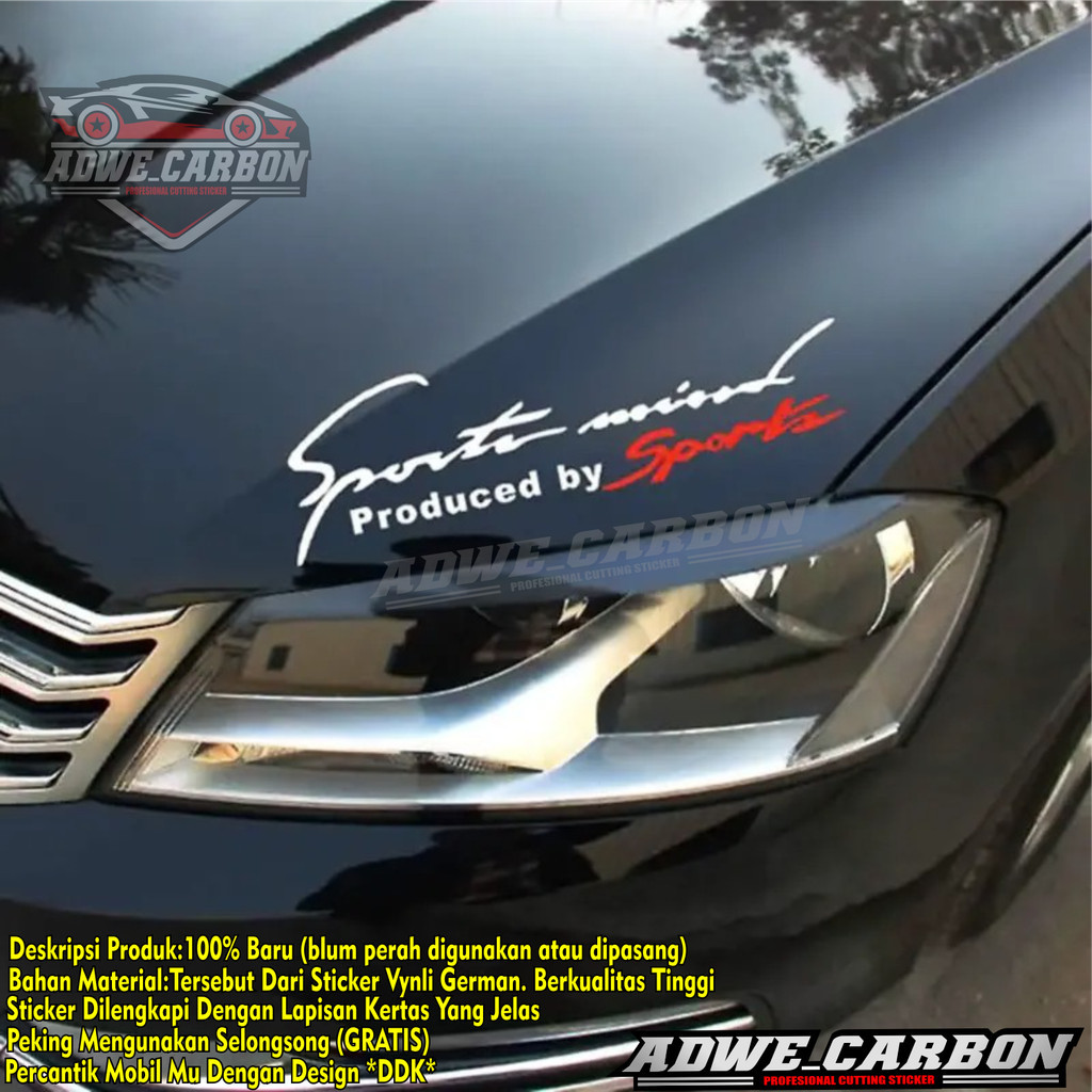 Trd Sportivo sticker for toyota car hood sticker | Shopee Philippines