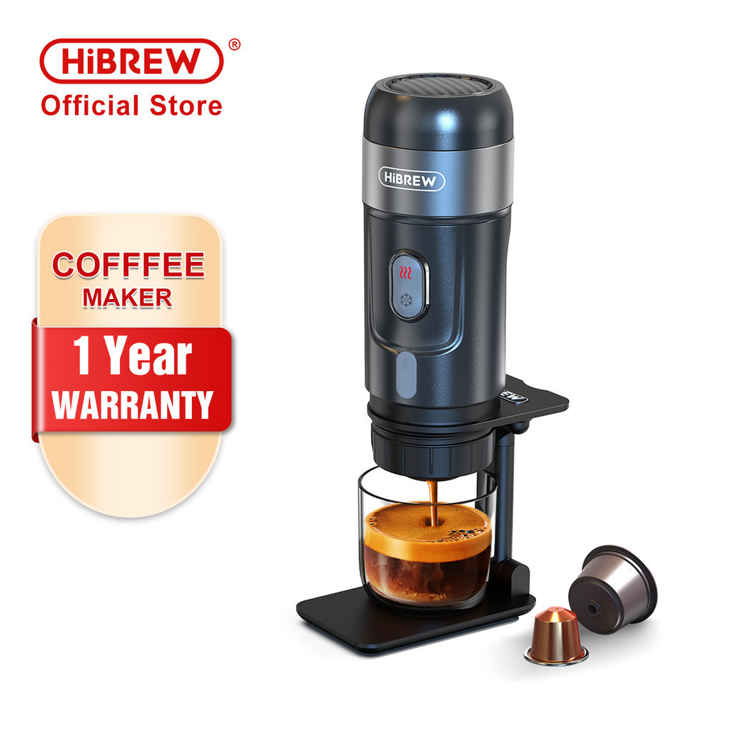 HiBREW H4A Portable Coffee Machine 3 in 1 Capsules Coffee Powder Coffee ...
