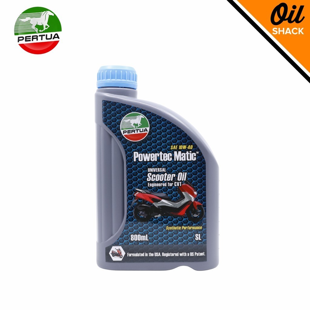 PERTUA 10W40 POWERTEC MATIC SCOOTER OIL | Shopee Philippines