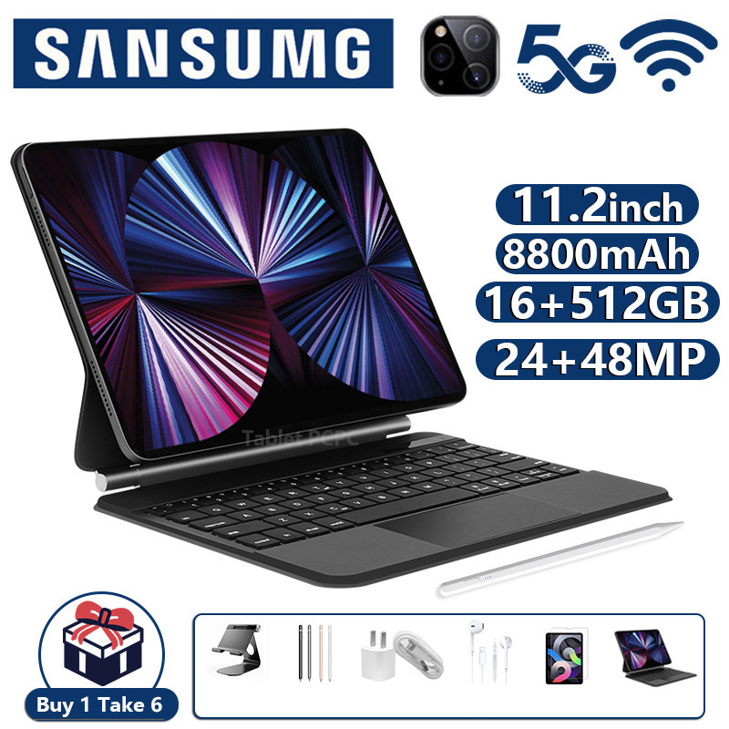 2025 Brand New Samsung Tablet 11.6inch Android 12 Original tablets On