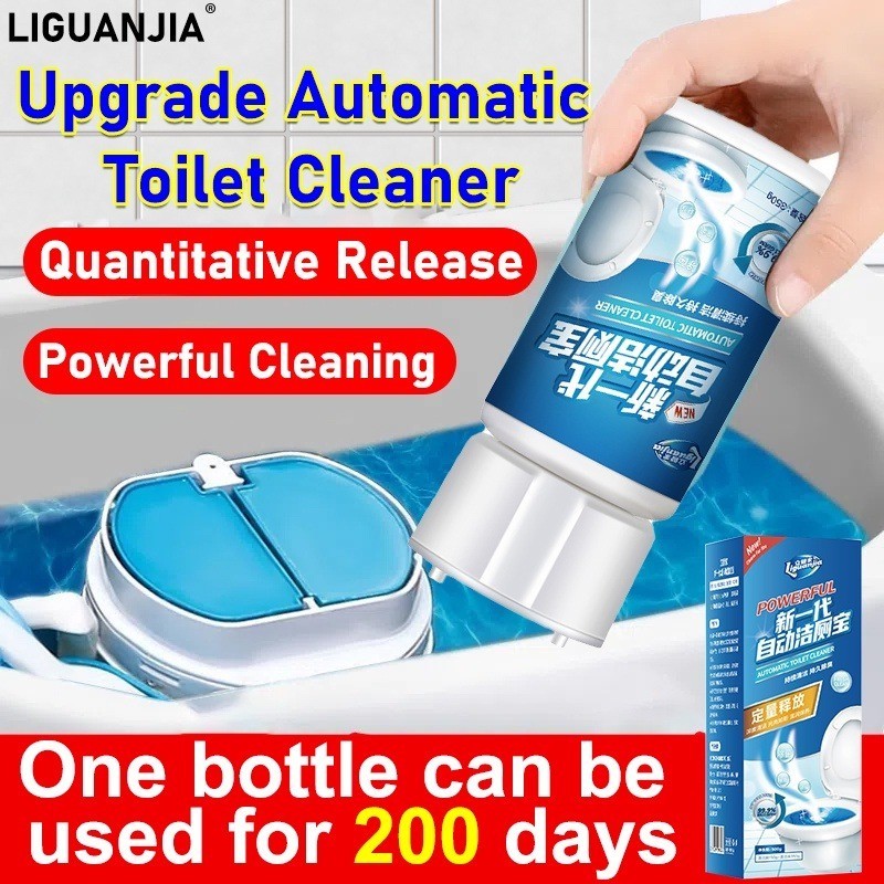 Automatic Toilet Bowl Cleaner 350ml Auto Releasing Dirt Removal 10 ...