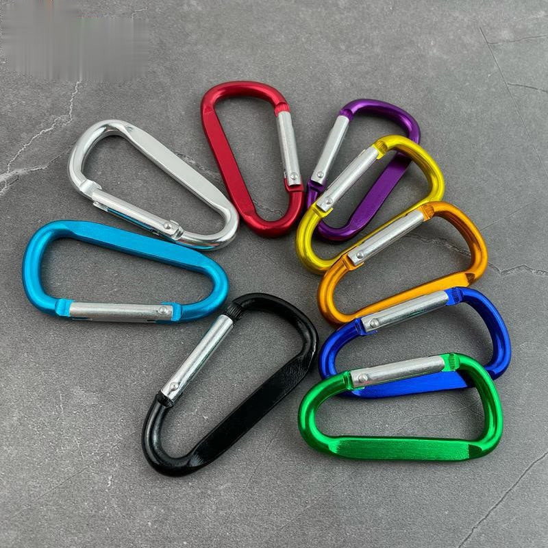 XO 6cm Flat D Aluminum Keychain - Good Load Capacity, Thick Aluminum ...