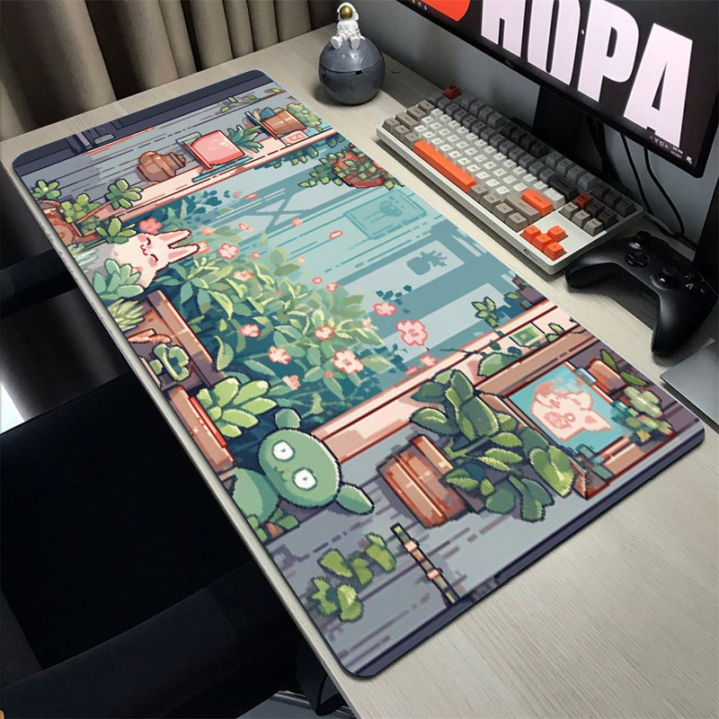Waterproof Rubber Mouse Pad Boho Desert Mouse Pad 7.9x7.9 Inch - Minimalist Desk Mat With Non-Slip Rubber Base Indoor Outdoor Rocking Chair Pads-571018