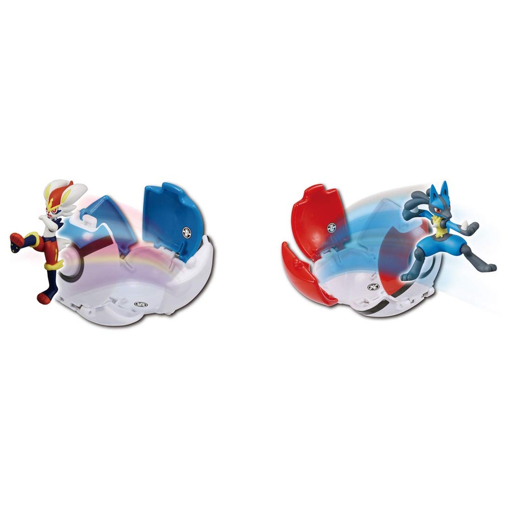 Pokemon Monster Collection Pokedelze Satoshi VS Go (Lucario: Aceburn ...