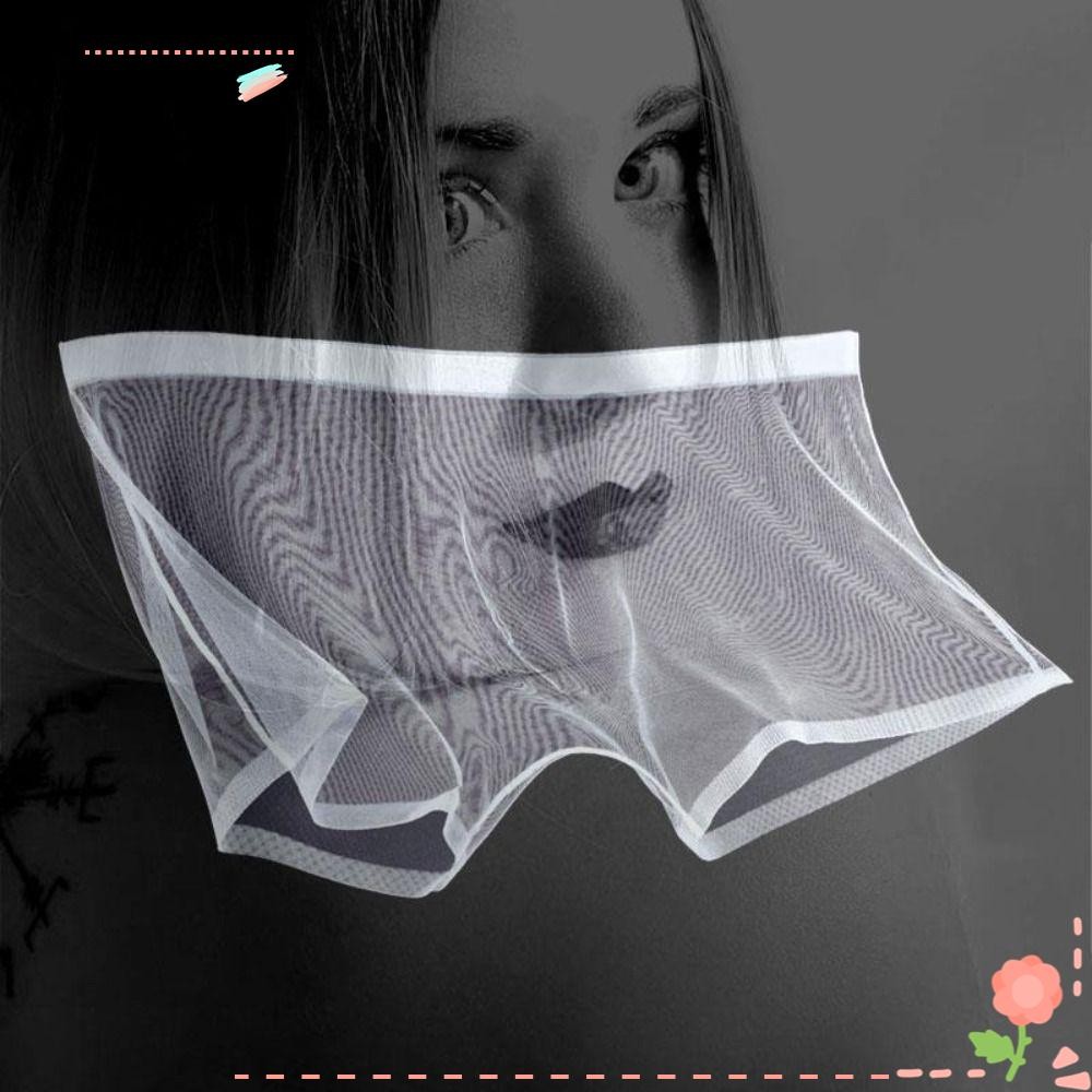 PEONY Transparent Boxers, Low-waist Sexy Briefs Men's Underwear, Ultra ...