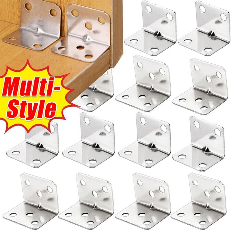 Stainless Steel 90 Degree Corner Bracket / Right Angle Cabinet Table ...
