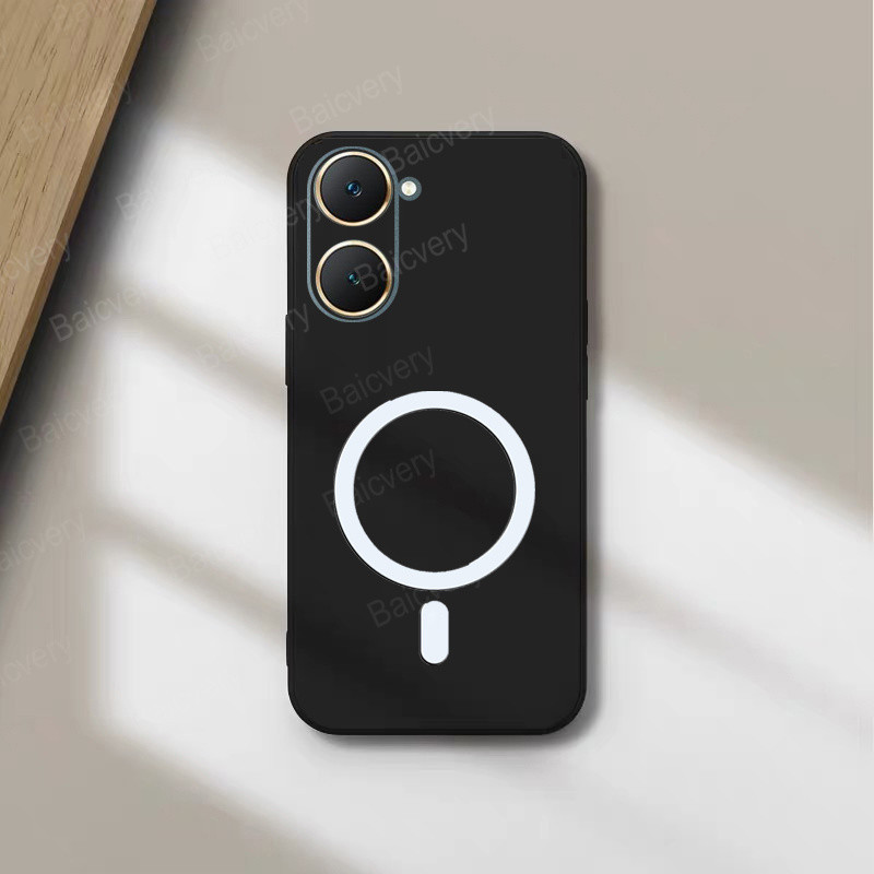 SEAHAI Cover Pelle Flip Portafoglio Per Vivo Y03 / Y28s 5G / Y18 – Con Supporto, Slot RFID, Magnetico – Nero