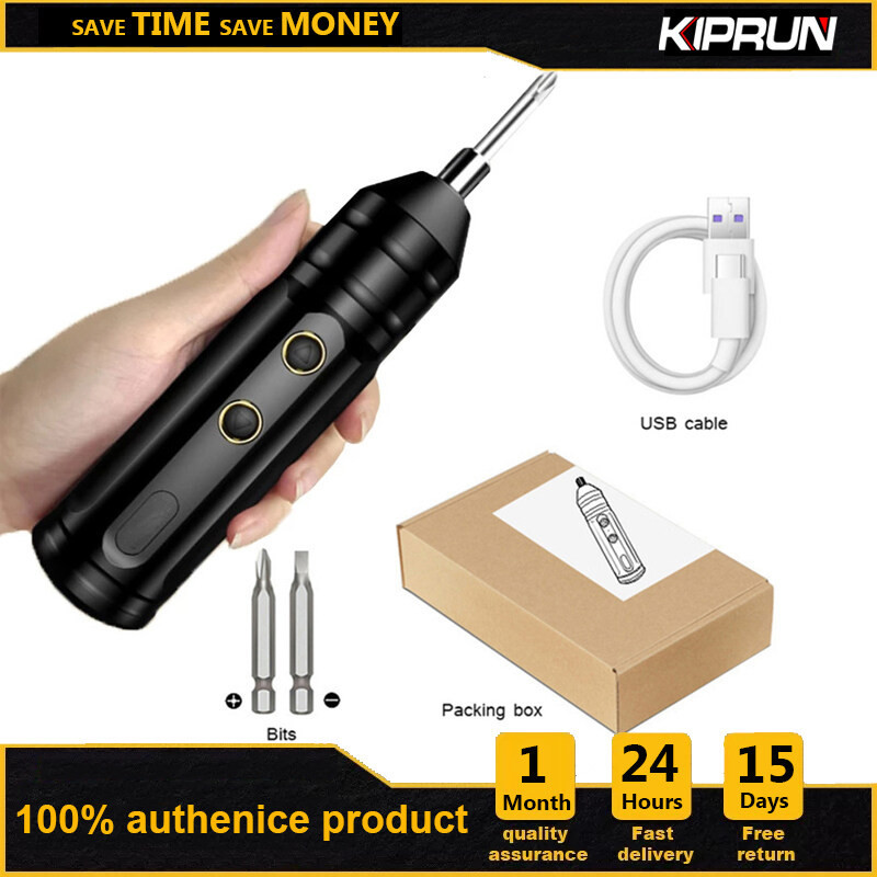 KIPRUN 3.7V Mini Electrical Screwdriver Set Smart Cordless Electric ...