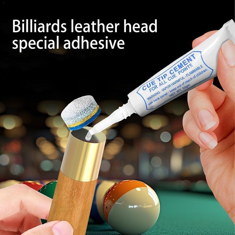 Billiard Pool Cue Tips Liquid Glue Cement Repair & Accessory Stick QuickDrying Increase