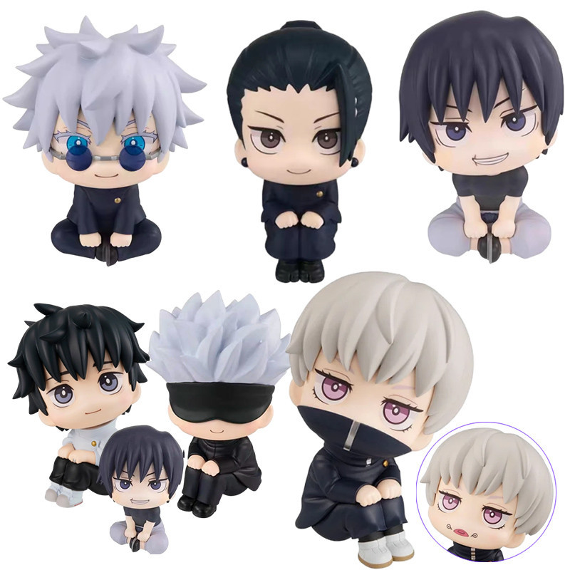 Tongyundacheng Geto Suguru e Gojo Satoru Figura JJK Anime Gojo e Geto Statua Figura d'azione PVC da collezione Modello Decorazione da tavolo 14cm