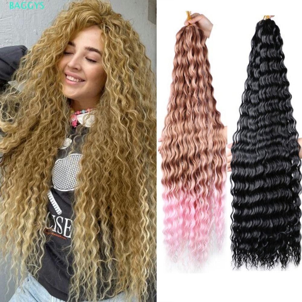 BAGGYS Deep Twist Crochet Hair, Freetress Ombre Synthetic Crochet Hair ...