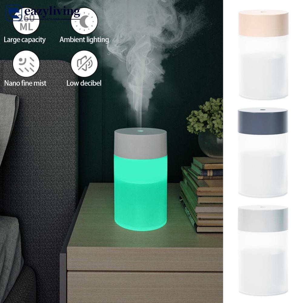 EAZYLIVING 260ML Poratable Mini Car Interior Humidifier Diffuser ...