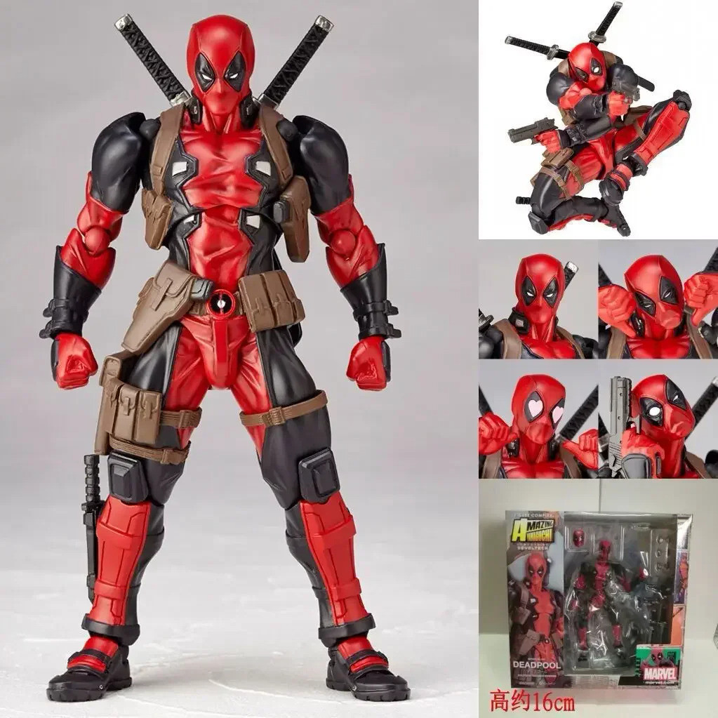 X-men Yamaguchi Deadpool 2& Wolverine Action Figure Variant Movable ...