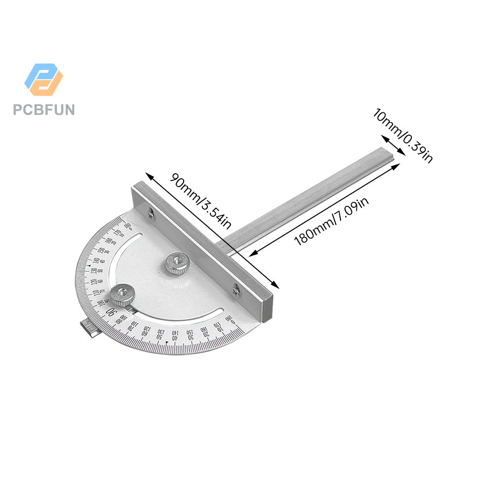 Pcbfun T style Angle Ruler Mini Table Saw Circular Saw Table DIY ...