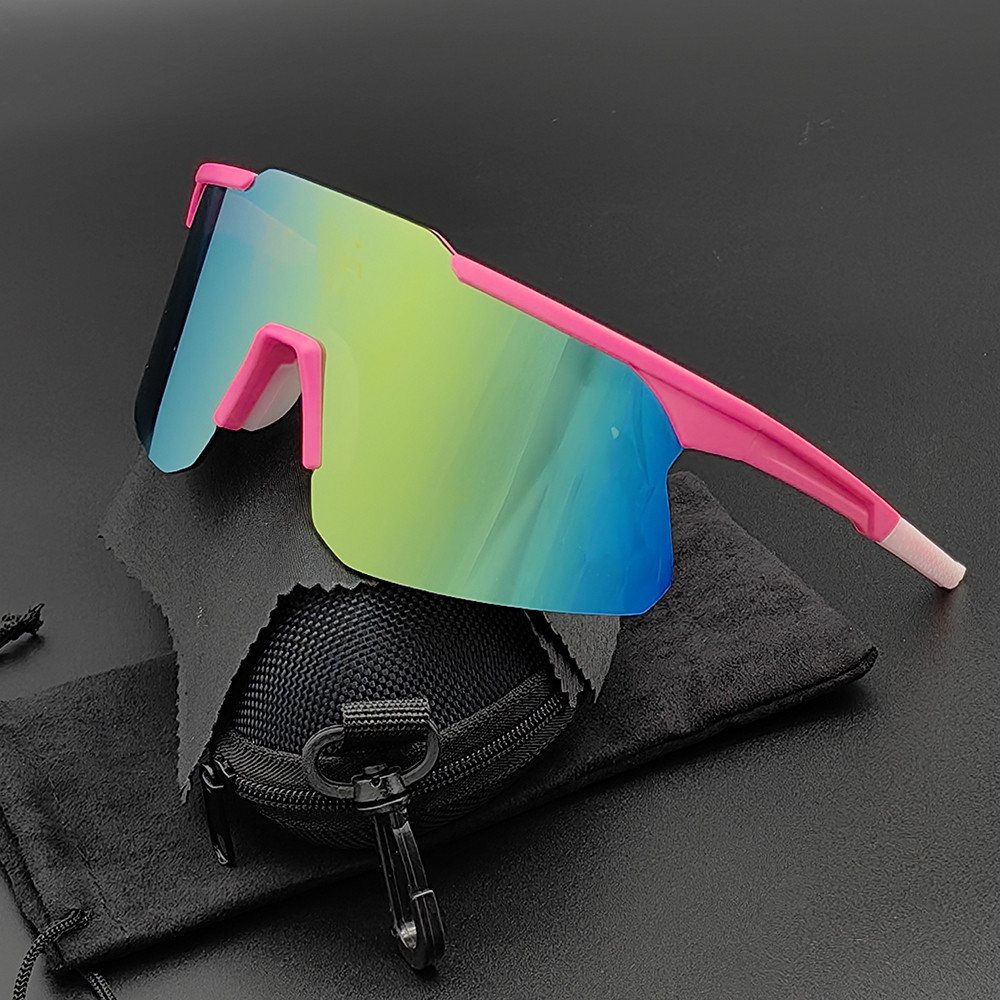 Rimless Sunglasses UV400 Sports Running Goggles Male Cycling Glasses ...