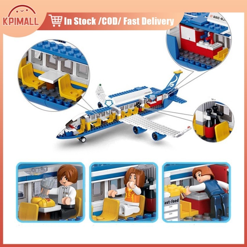 Kids Aviation World Series Building Blocks Air Ambulance AirBus 463 ...