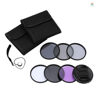 Meily_fun Andoer 49mm UV+CPL+FLD+ND(ND2 ND4 ND8) Photography Filter Kit ...