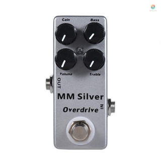 Meily Fun Moskyaudio Mm Silver Electric Guitar Overdrive Effect Pedal 