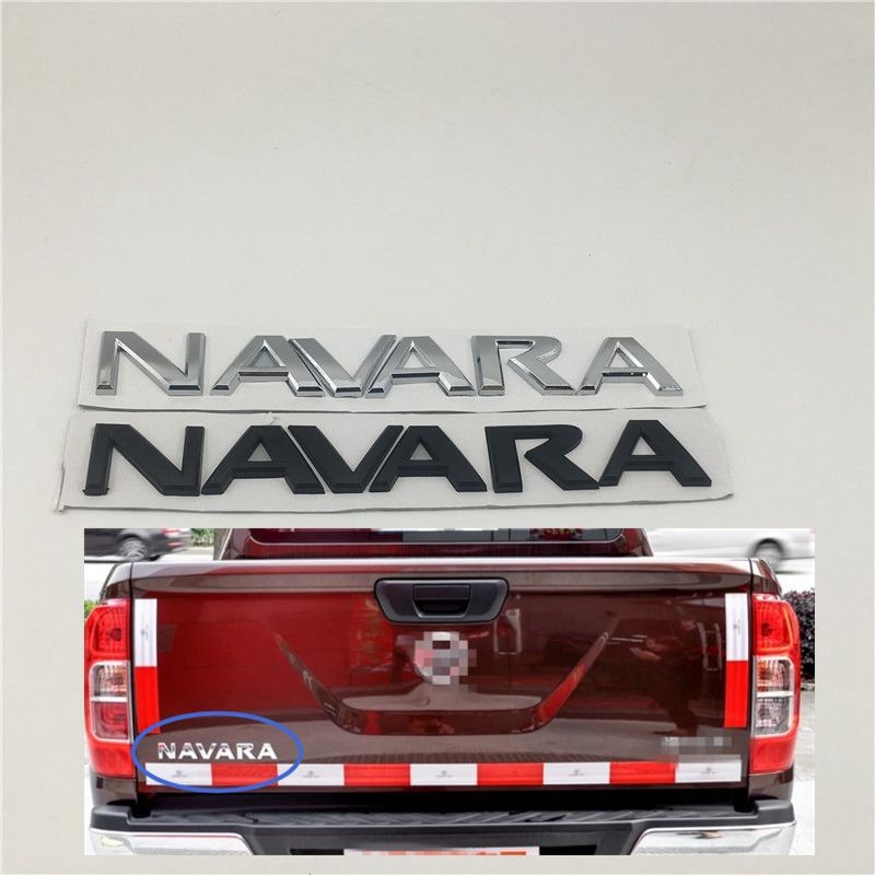 Para Sa Nissan Frontier Navara Logo Emblems Rear Tail Back Letters ...