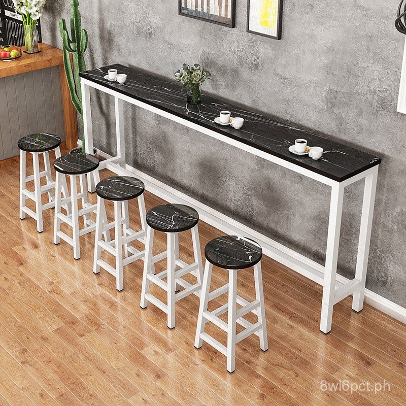 Wall-Mounted Bar Table Simple Home Dining Table Narrow Table Long Table ...