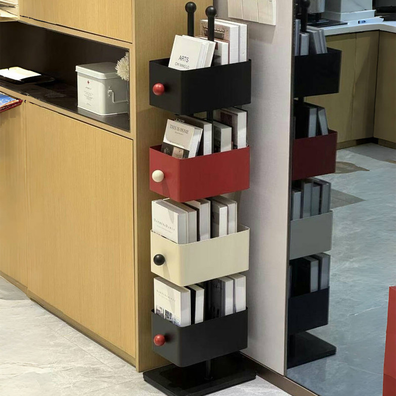 Creative Bookshelf Floor Multi-layer Storage Rack Reading Rack Simple ...