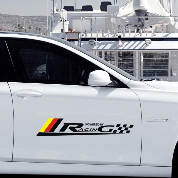 Track Trend Modified Sports Body Sticker Pattern Car Universal Unique ...