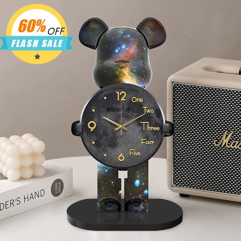 Kaws violent bear table clock creative living room dining room ...