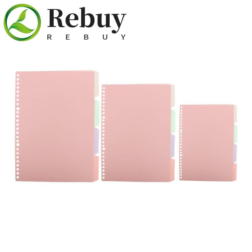 Rebuy Binder Index Dividers School Office Supplies Bookmark B5 A5 A4