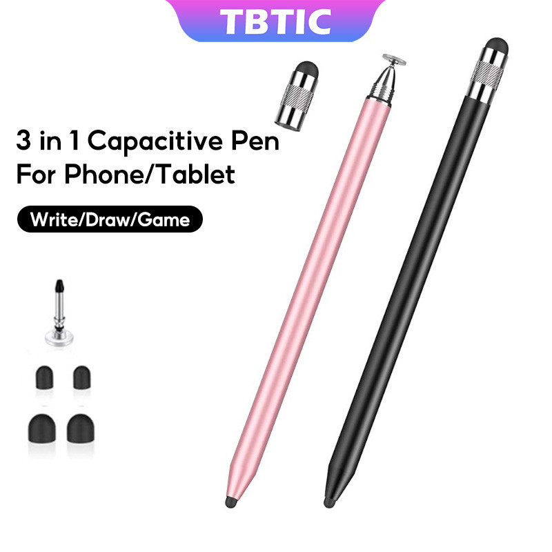 TBTIC in Alloy Matte Universal Stylus Pen For iPad Android Tablet Phone  XiaoMi Pad Touch Screen Metal Capacitive Pen